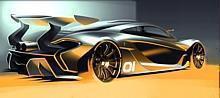 McLaren P1 GTR: Das neue Design im Vorgriff auf die Präsentation in Pebble Beach.  Foto:Auto-Medienportal.Net/McLaren